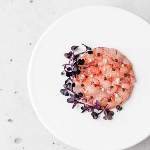 CARPACCIO DE CREVETTES ROUGES ROSSO DI MAZARA - SICILE (55g)