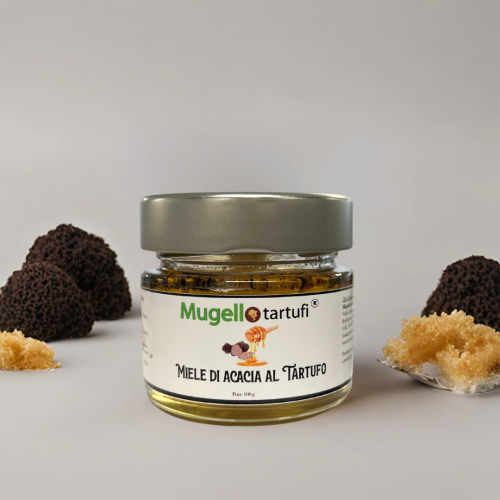 MIEL D’ACACIA À LA TRUFFE (100G)