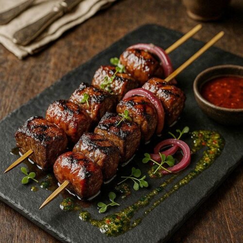 BROCHETTES PORC IBÉRIQUE MARINADE AUX HERBES FROZEN - ESPAGNE (400G)