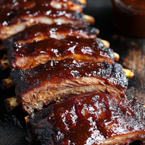 RIBS PORC IBÉRIQUE MARINÉS BBQ FROZEN - ESPAGNE (700/800G)